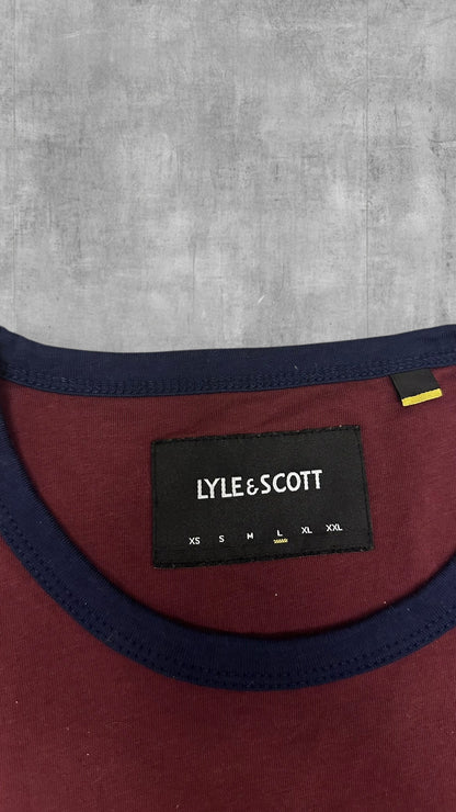 Lyle & Scott T-shirt Weinrot L