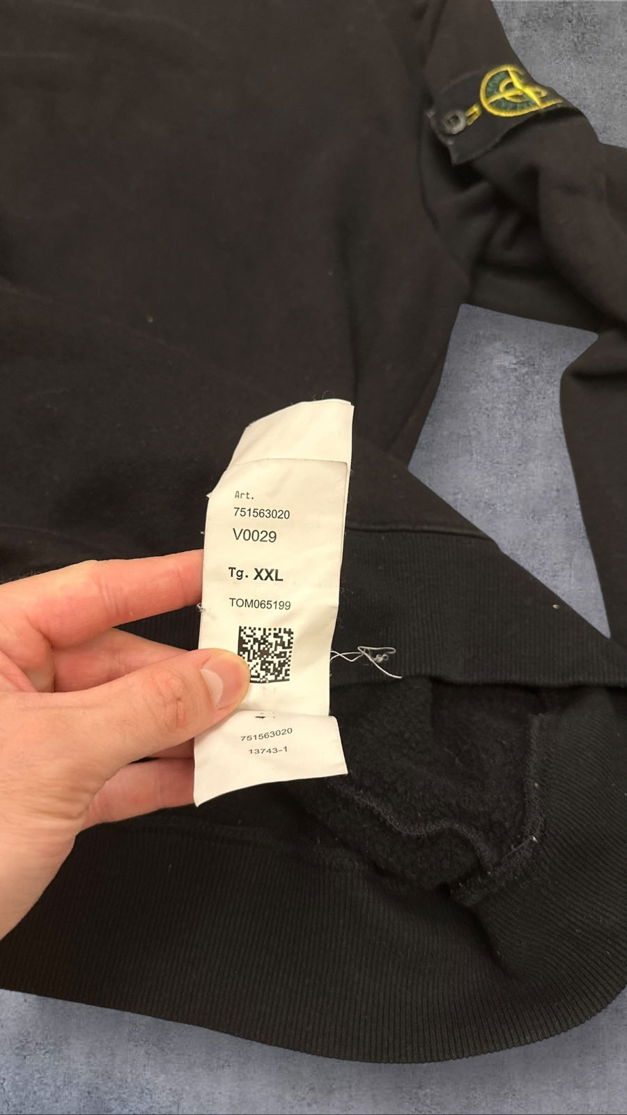 Stone Island Sweatshirt Schwarz L - XL