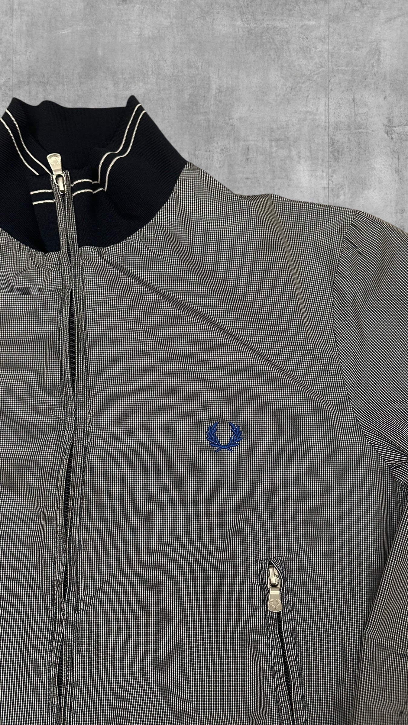 Fred Perry Bomberjacke Grau S