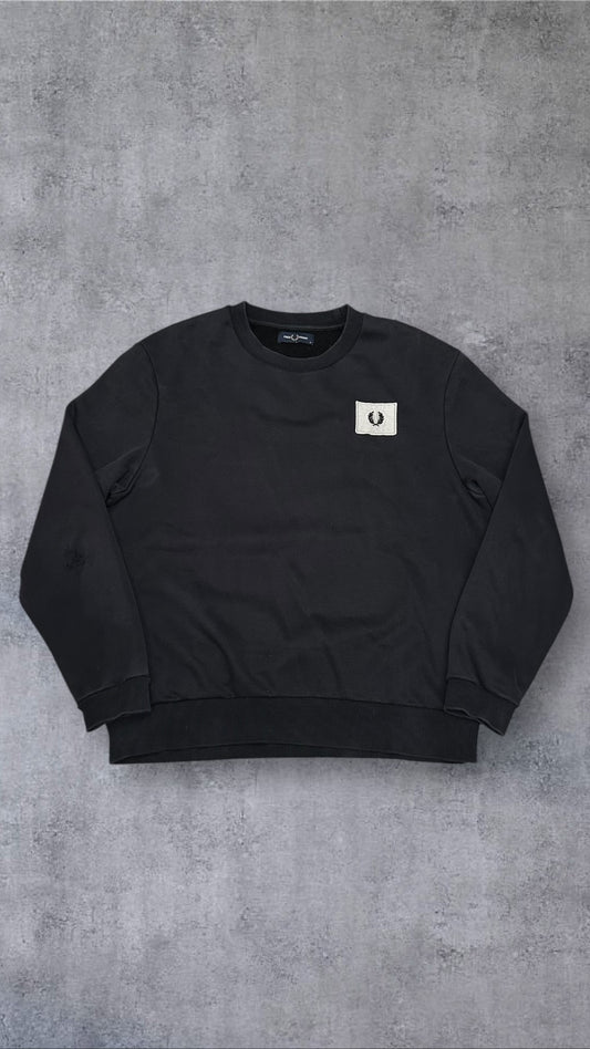 Fred Perry Sweatshirt Schwarz M