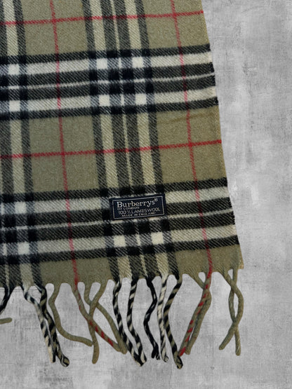 Burberry Écharpe Kaki