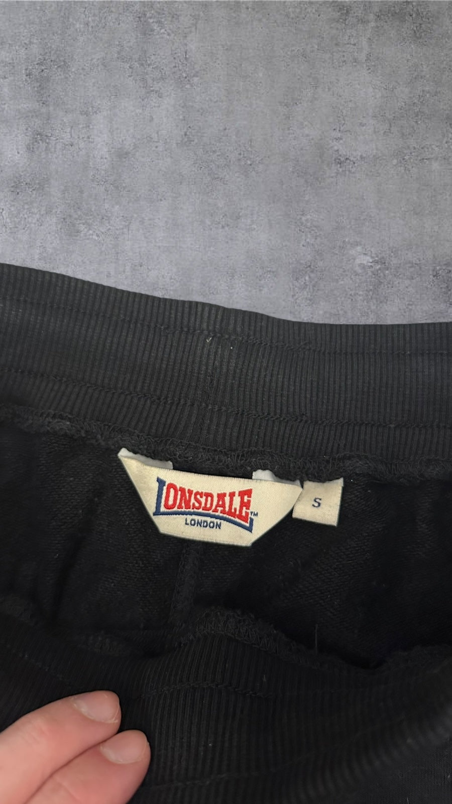 Lonsdale London Jogging Hose Schwarz S