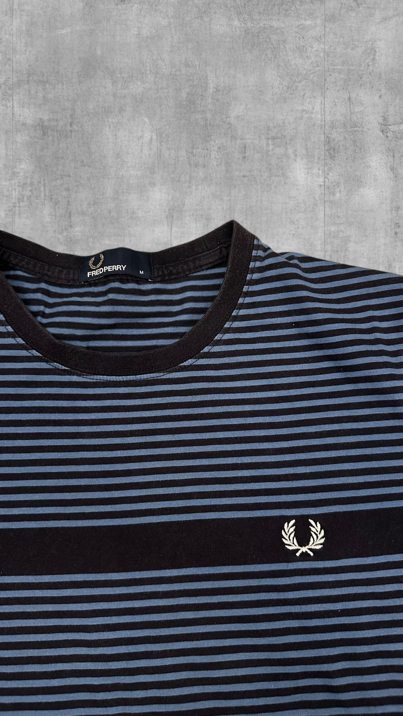 Fred Perry T-shirt Schwarz Blau M
