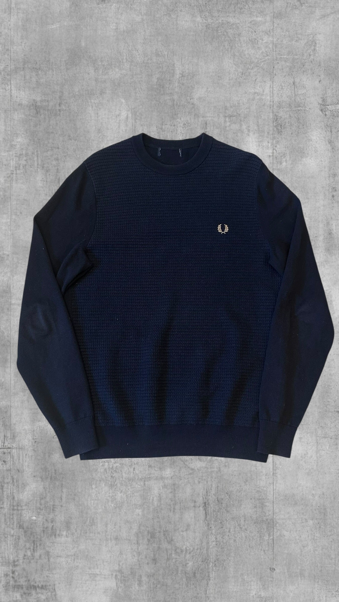 Fred Perry Sweatshirt Schwarzblau M