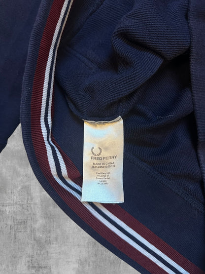 Fred Perry Zip Hoodie Jacke Navy Blau XL