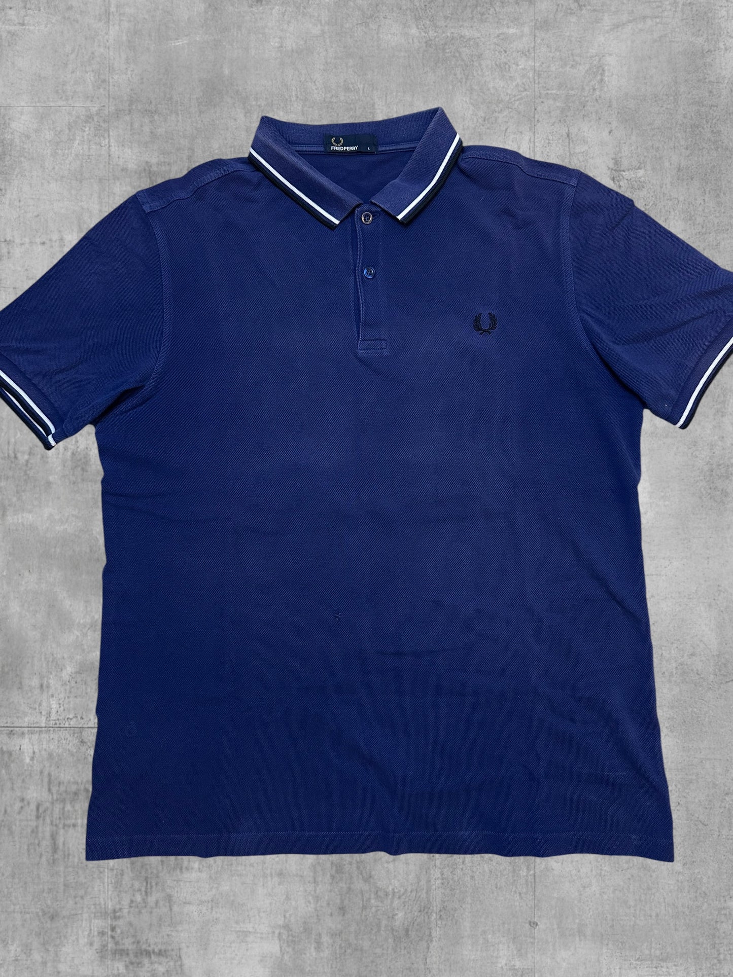 Fred Perry Polo Shirt Navy Blau L