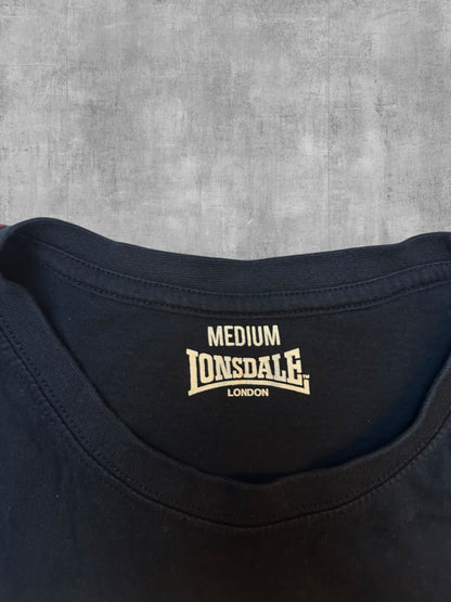 Lonsdale London T-Shirt Schwarz Rot Weiß M