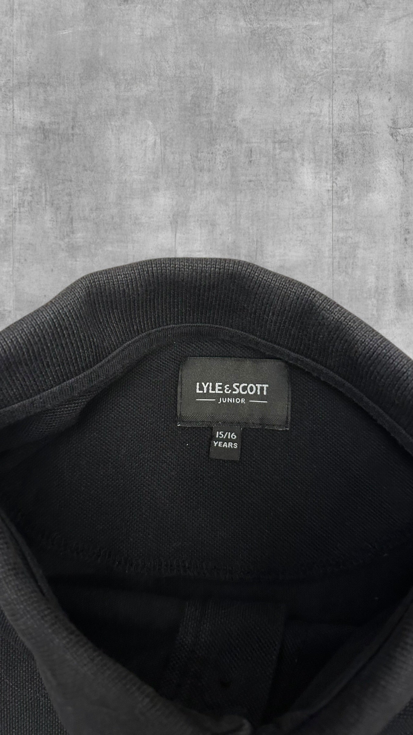 Lyle & Scott Polo Shirt Schwarz XS