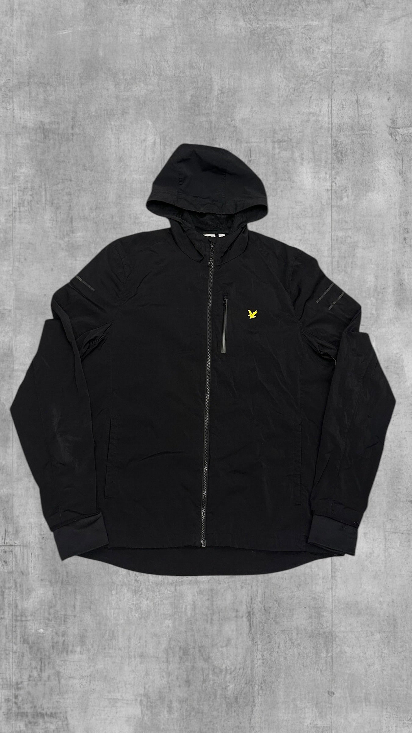 Lyle & Scott Regenjacke Windbreaker Schwarz L