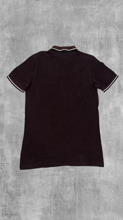 Fred Perry Polo Shirt Schwarzrot M