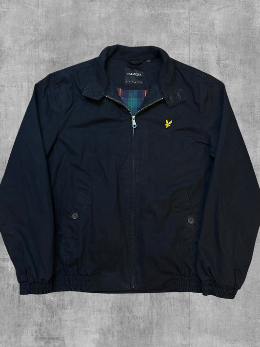 Lyle & Scott Harrington Bomber Jacke Schwarz L