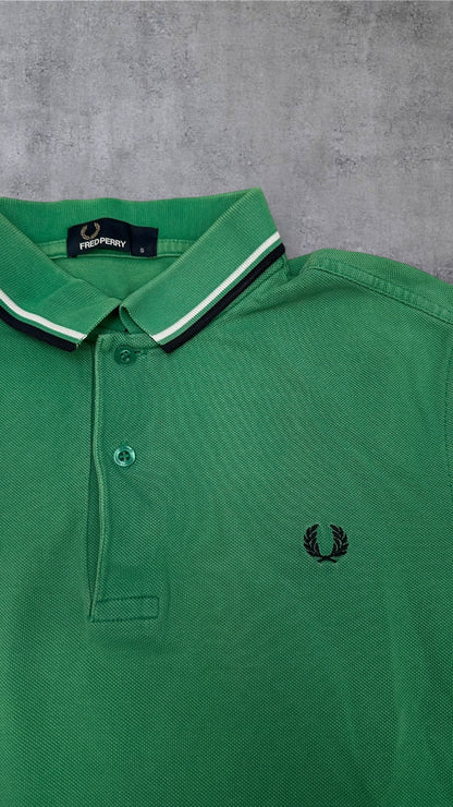 Fred Perry Polo Shirt Grün S