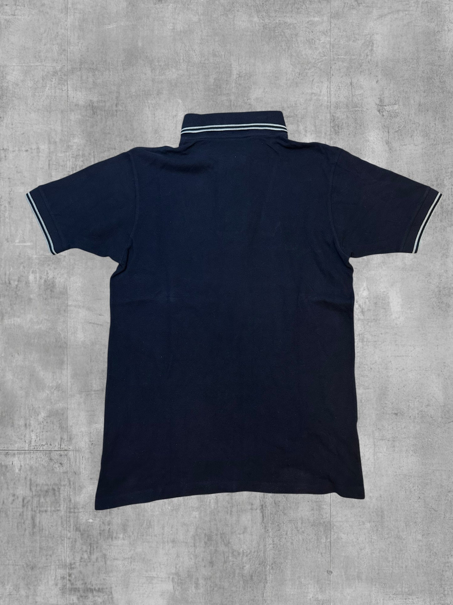 Fred Perry Vintage Polo Shirt Schwarz Weiß M