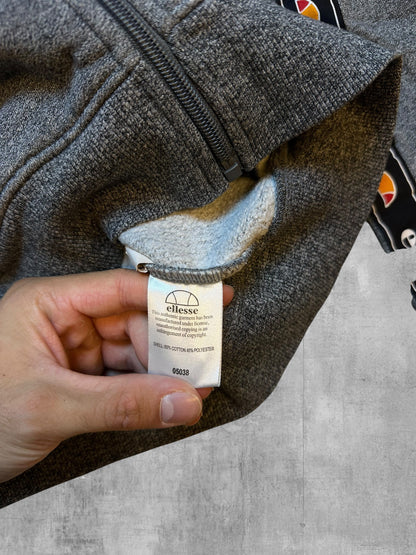 Ellesse Sweatjacke Grau Taped Frauengröße XS
