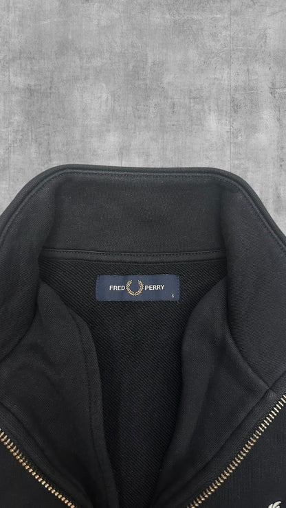 Fred Perry Half zip Pullover Sweatshirt Schwarz S