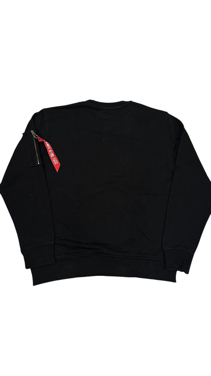Alpha Industries Sweatshirt Schwarz L