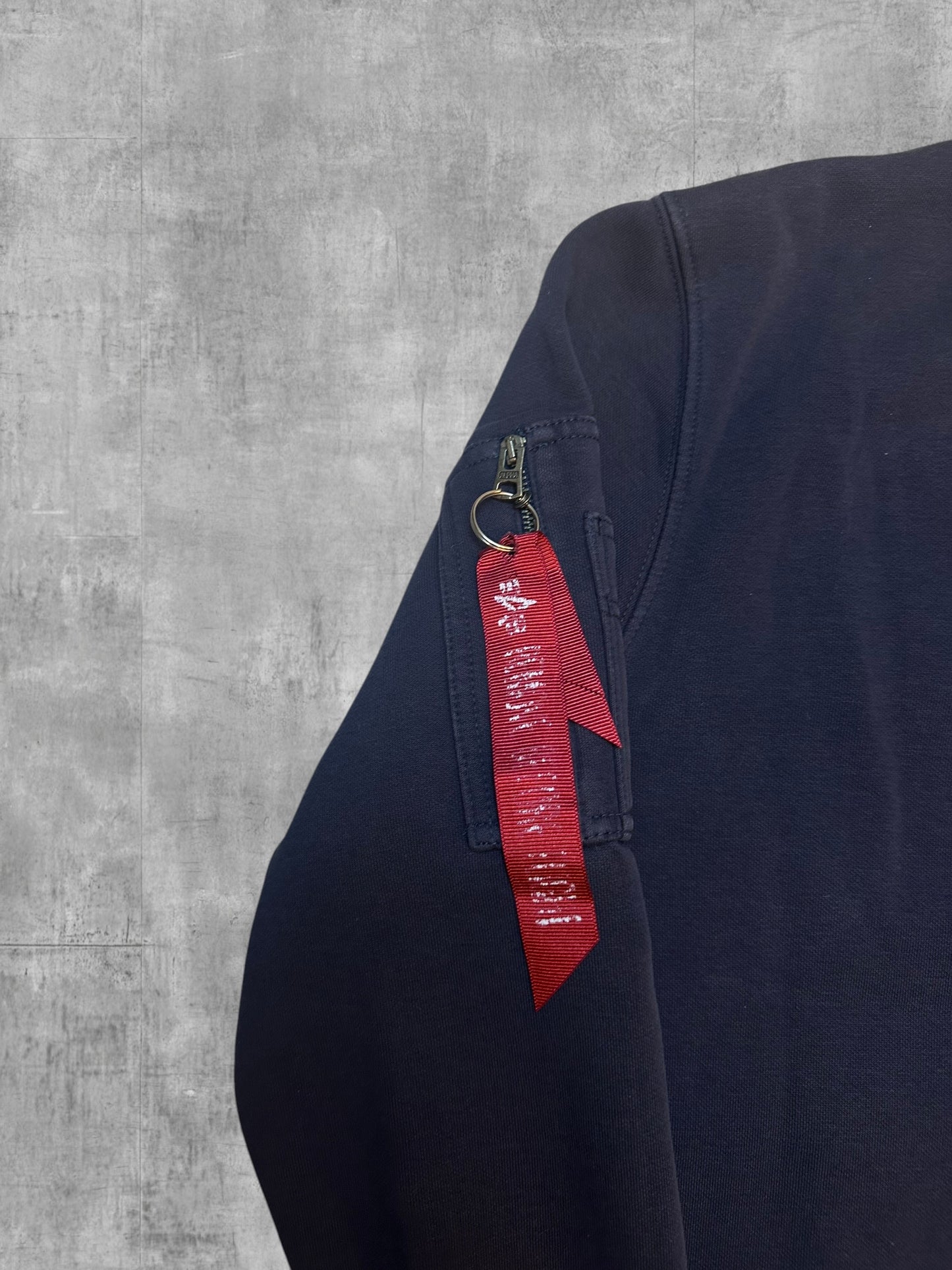 Alpha Industries Sweatshirt Schwarzblau M