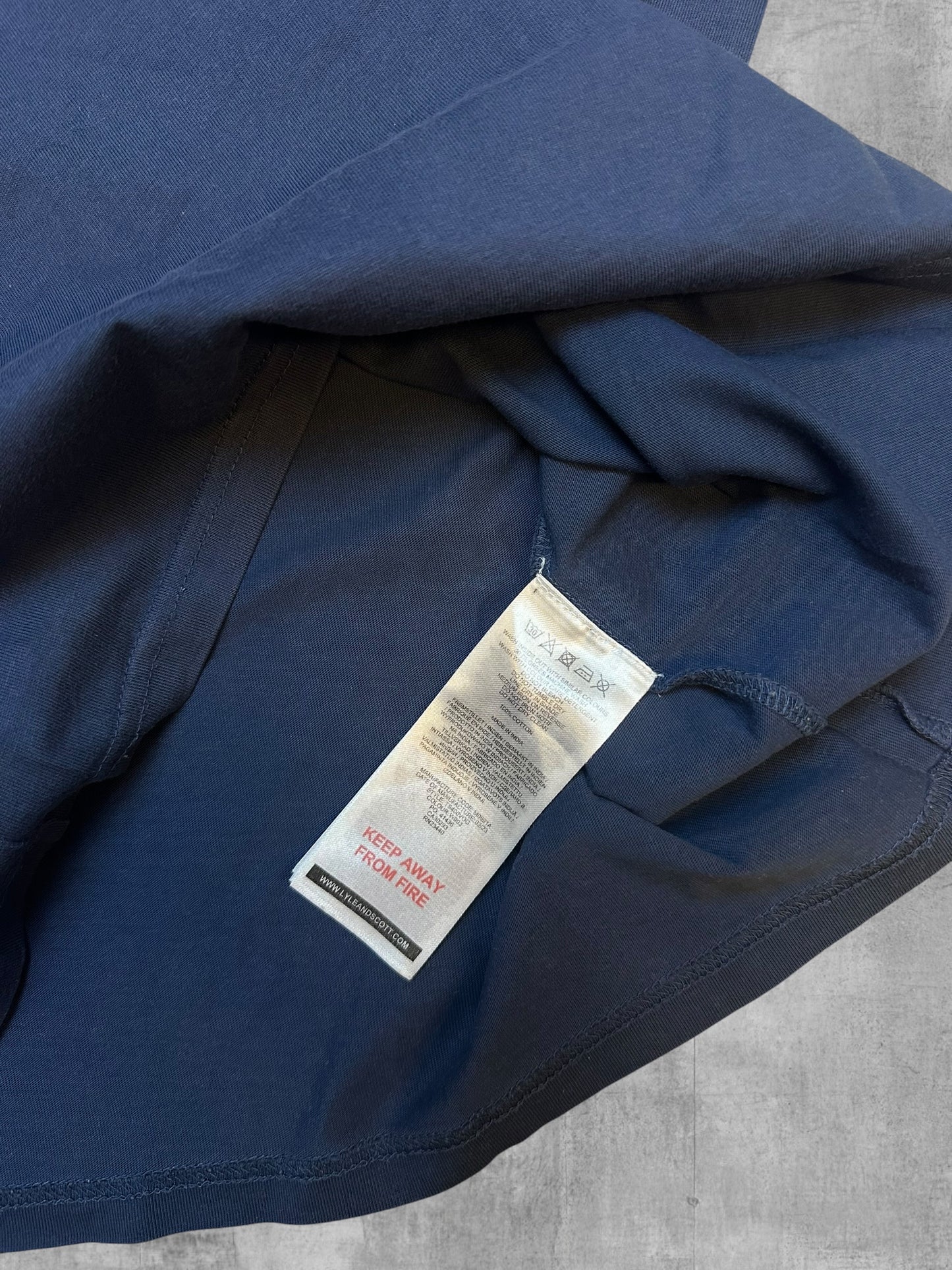 Lyle & Scott T-shirt Navy Blau S