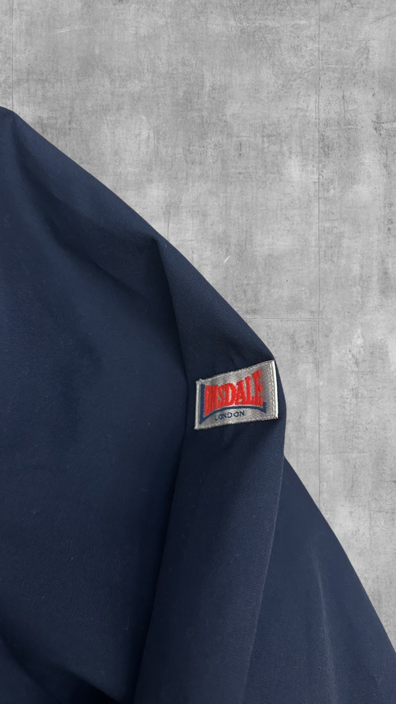 Lonsdale London Bomberjacke Harrington Jacke Navy Blau L