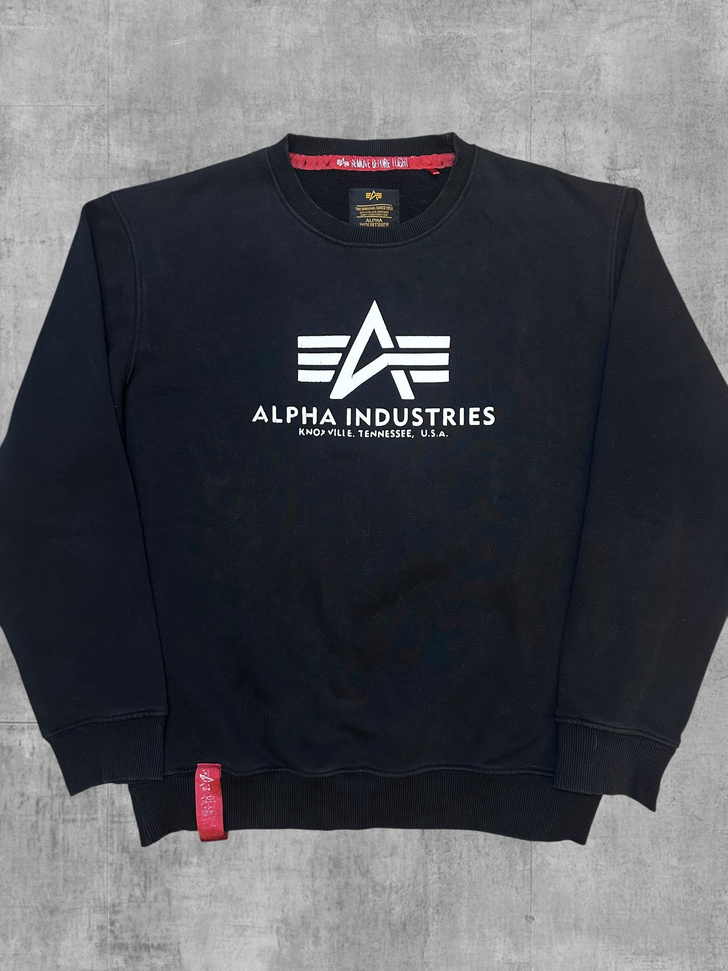 Alpha Industries Sweatshirt Schwarz L