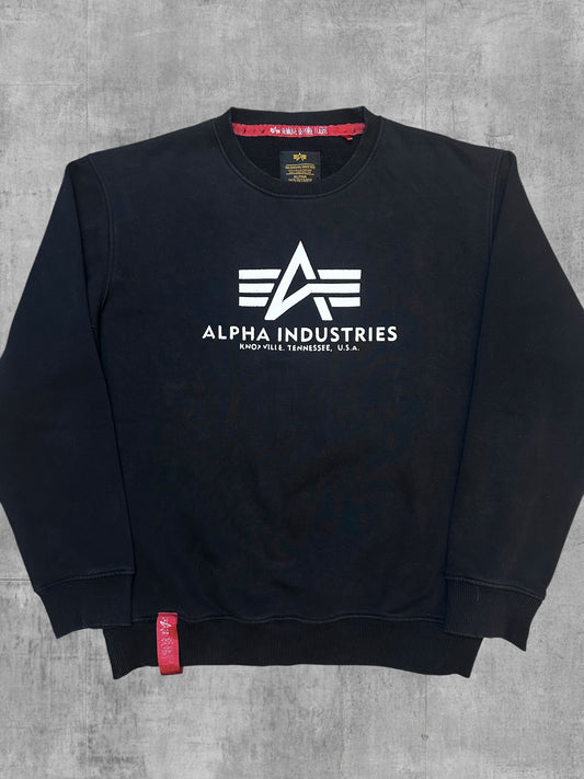 Alpha Industries Sweatshirt Schwarz L