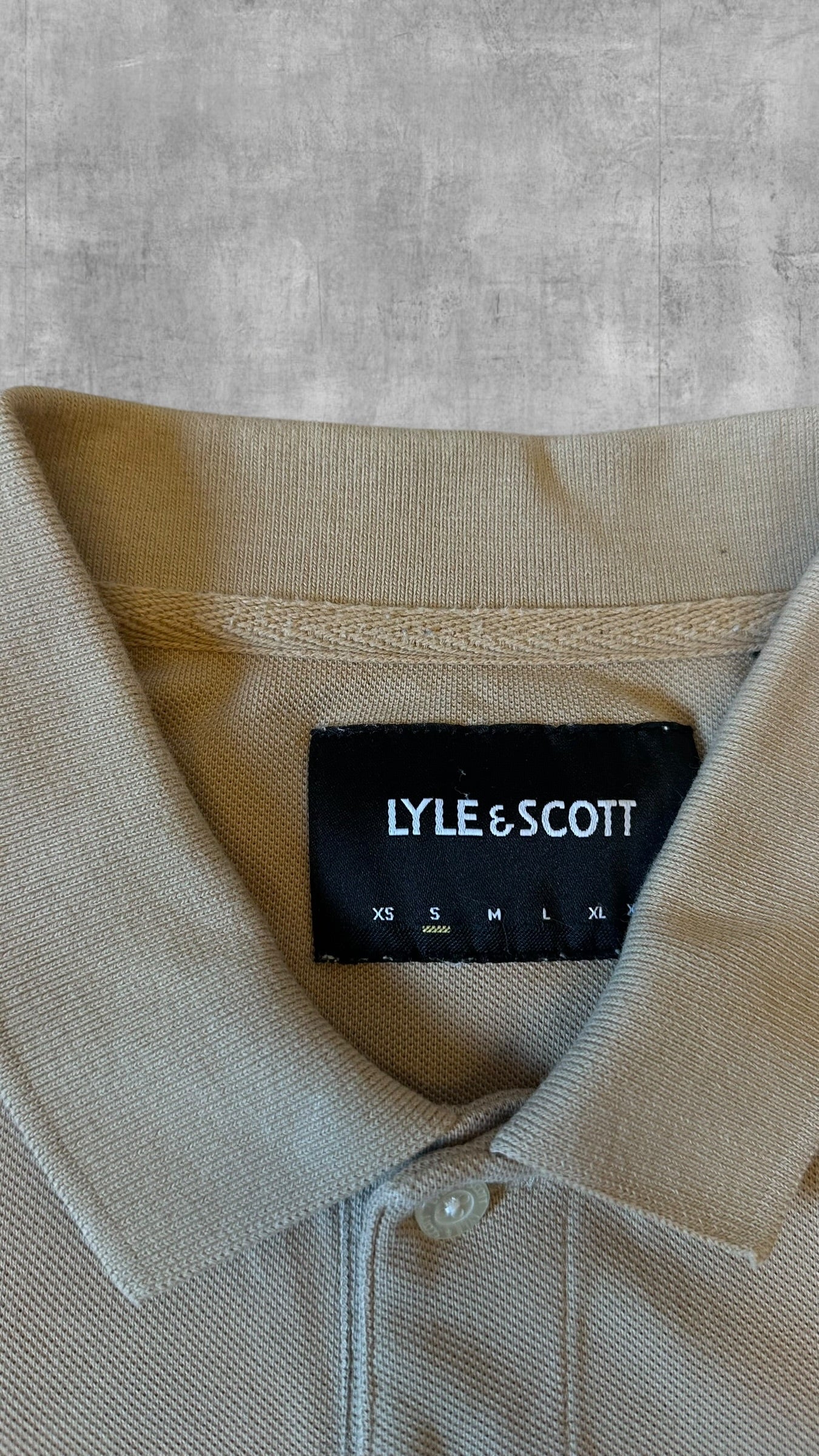 Lyle & Scott Polo Shirt Beige S