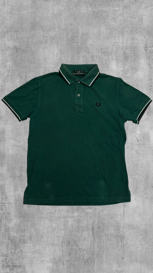 Fred Perry Polo Shirt Dunkelgrün S