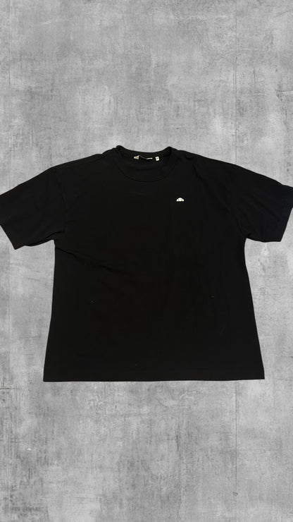 Ellesse T-shirt Schwarz Weiß Backprint XL