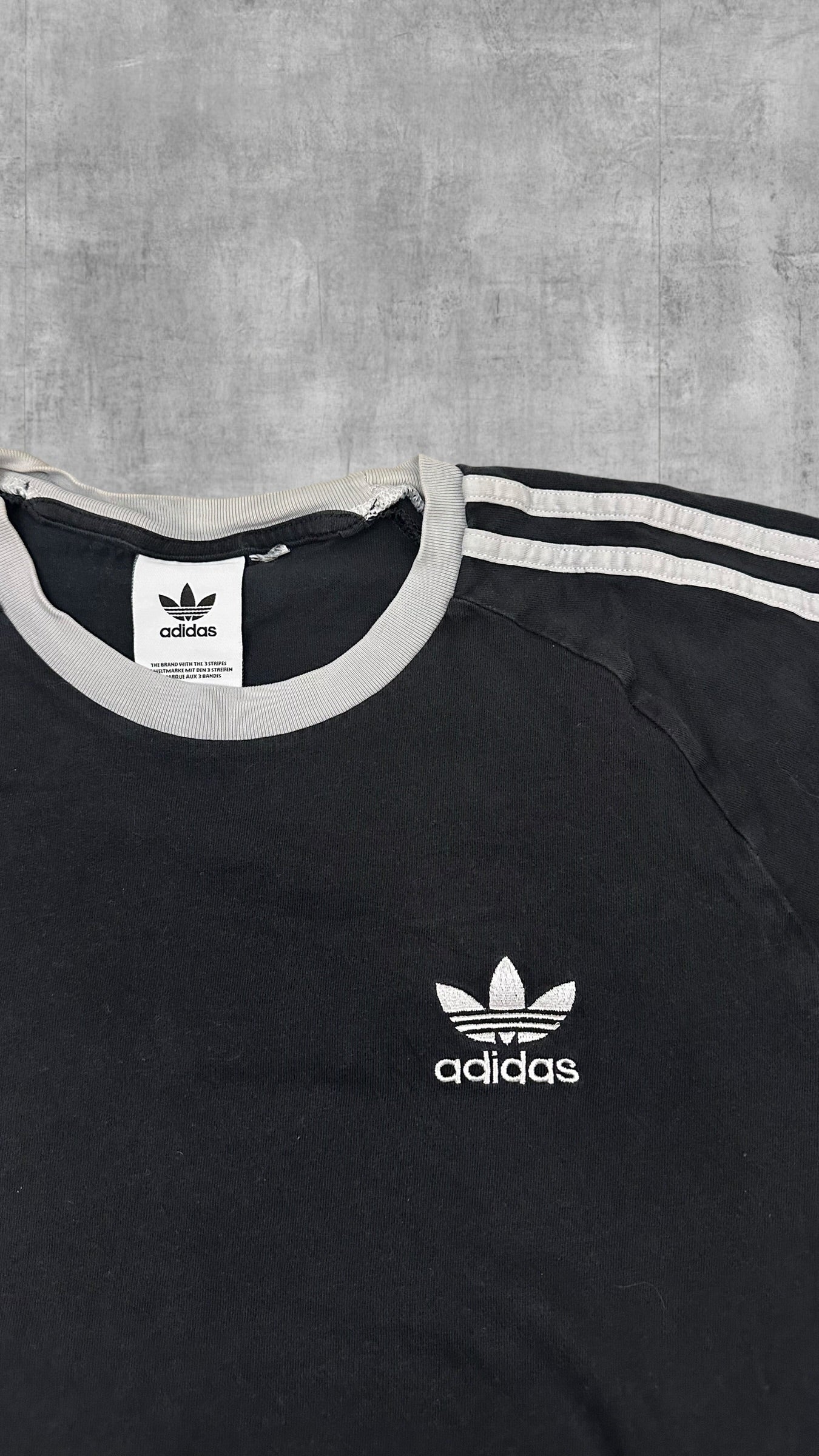 Adidas T-shirt Schwarz Weiß S