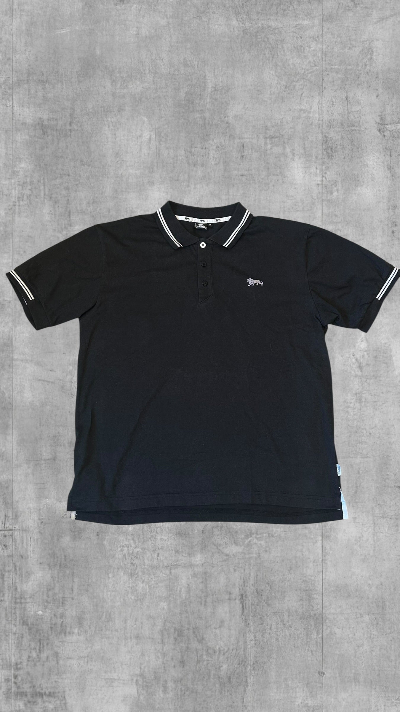 Lonsdale London Polo Shirt Schwarz M
