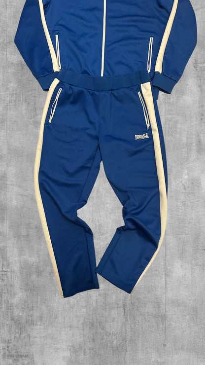 Lonsdale London Trainingsanzug Trainingsjacke Jogginghose Blau Weiß XL