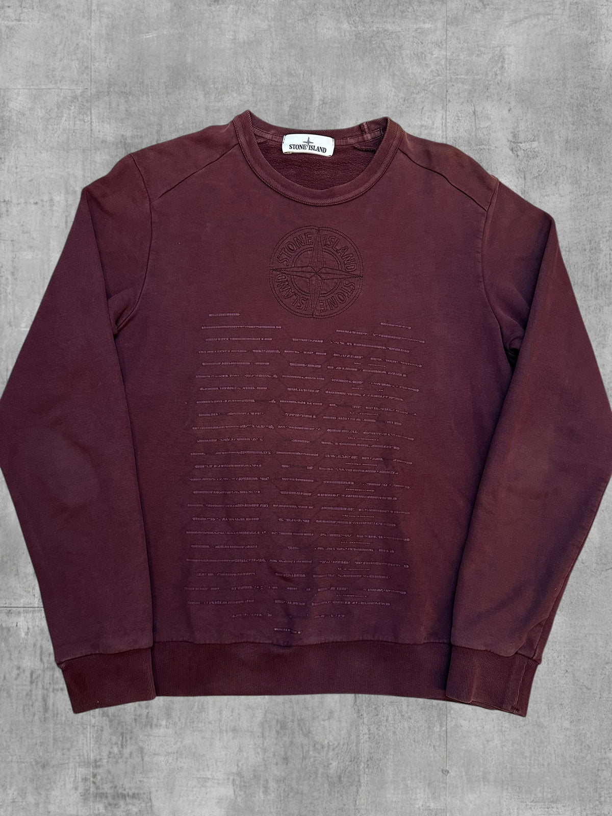 Stone Island Sweat-shirt Bordeaux S
