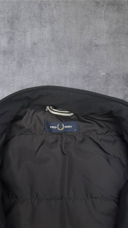 Fred Perry Bomberjacke Regenjacke Schwarz S