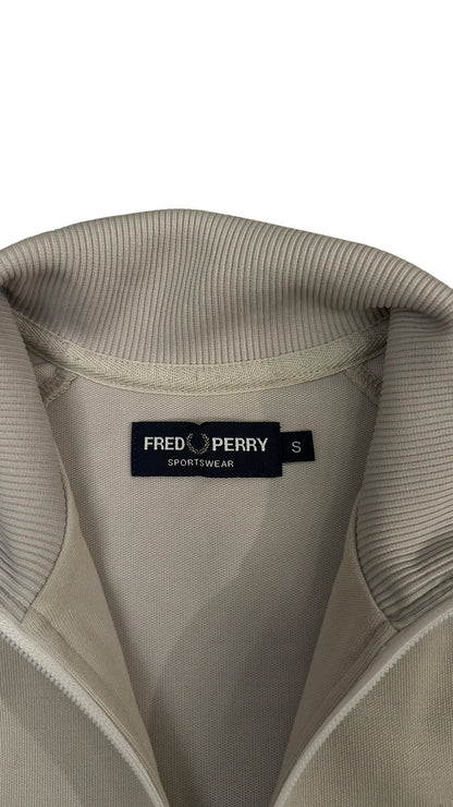 Fred Perry Half / Quarter Zip Pullover Schwarz Weiß S