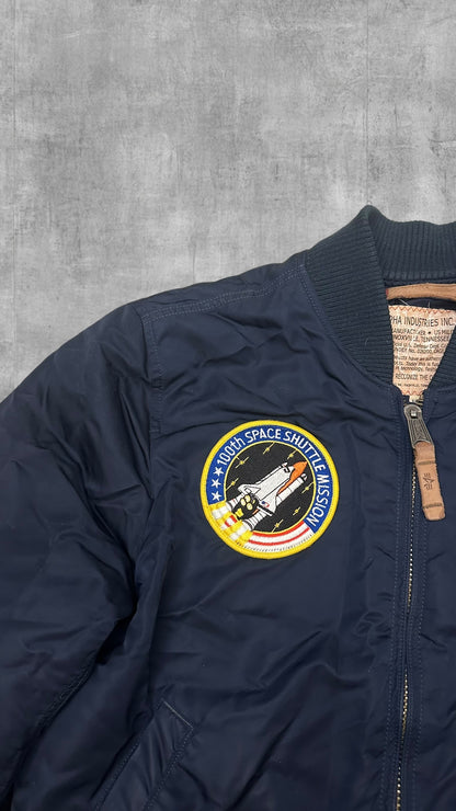 Alpha Industries Bomberjacke Navy Blau M