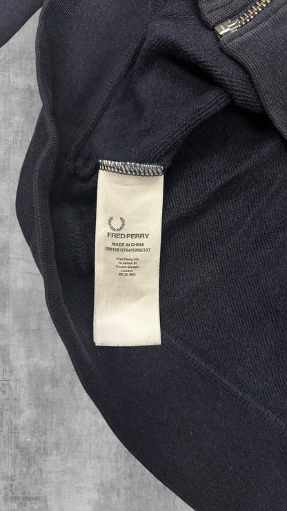 Fred Perry Zip Jacke Schwarzblau L