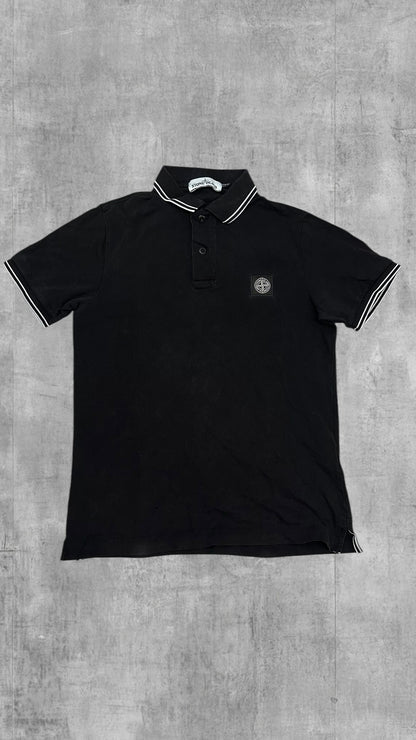 Stone Island Polo Shirt Schwarz S Slim Fit