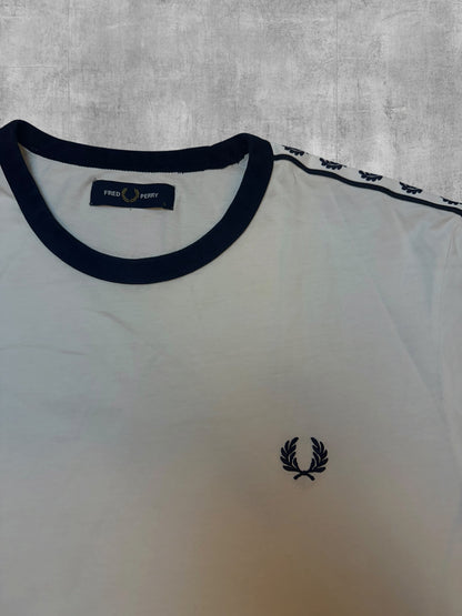 Fred Perry T-shirt taped Weiß L
