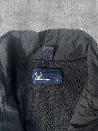 Fred Perry Bomberjacke Regenjacke Schwarz L