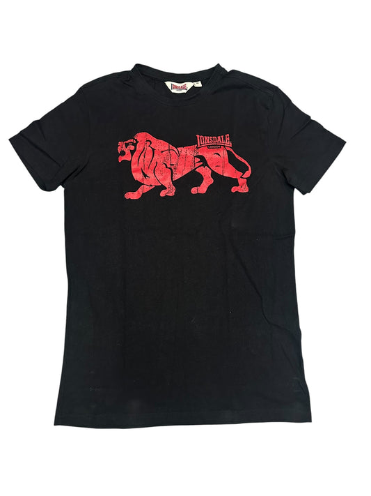 Lonsdale London T-Shirt Schwarz Rot M