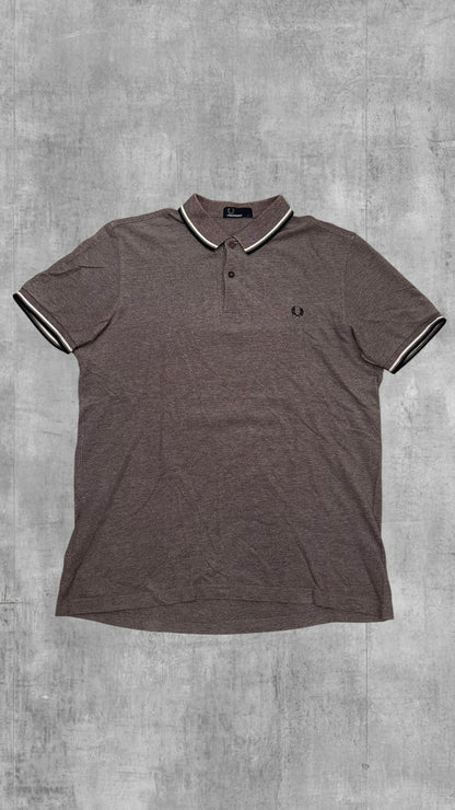 Fred Perry Polo Shirt Rose grau L