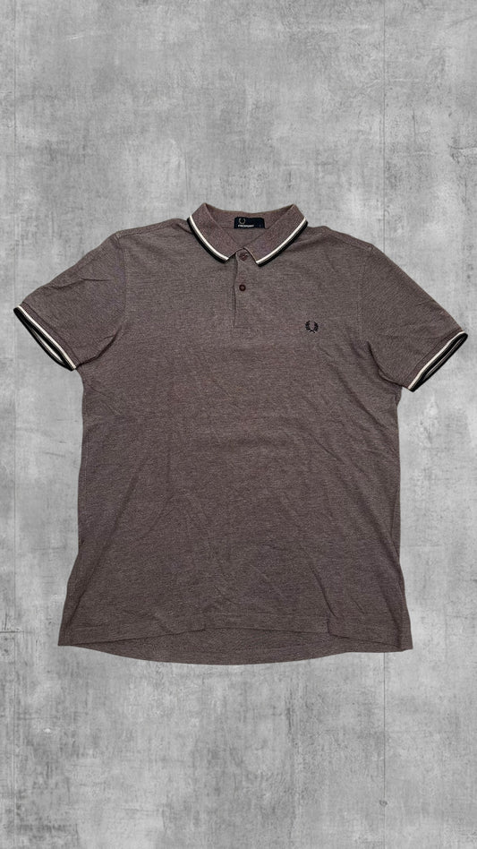 Fred Perry Polo Shirt Rose grau L