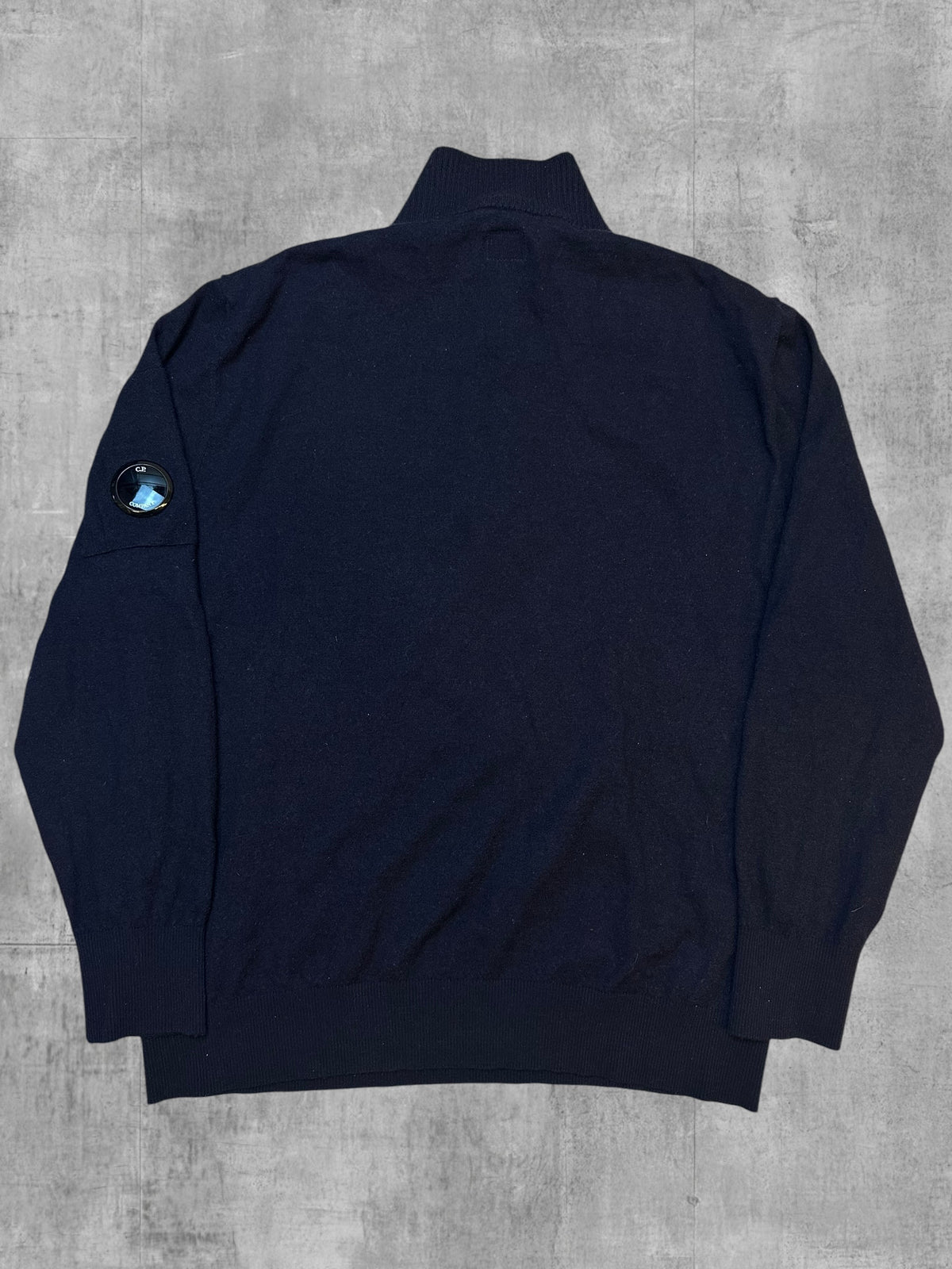 C.P. Company Half Zip Rollkragenpullover Schwarz L - XL