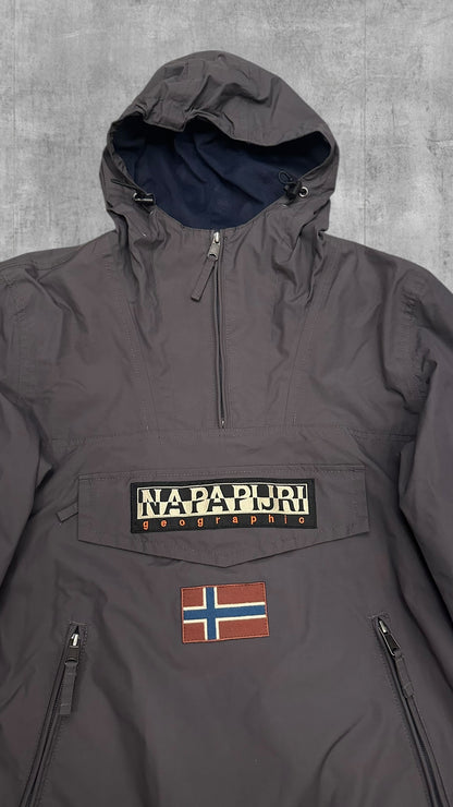 Napapijri Windbreaker Regenjacke Dunkelgrau M