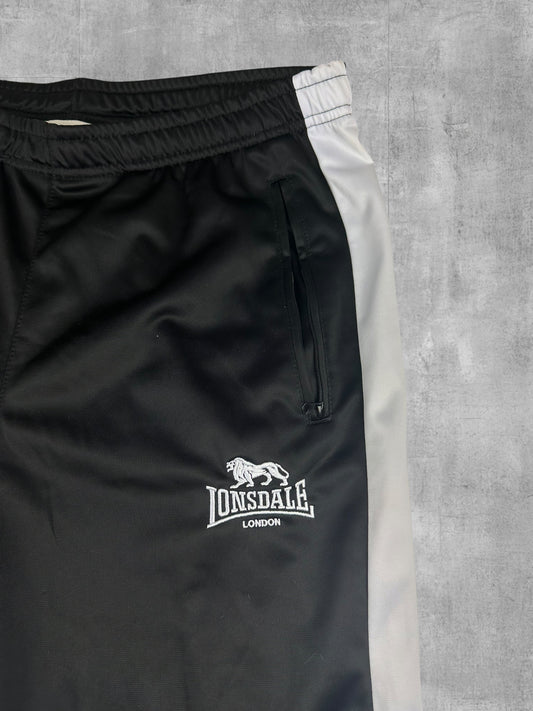 Lonsdale London Trainingshose Schwarz Weiß L