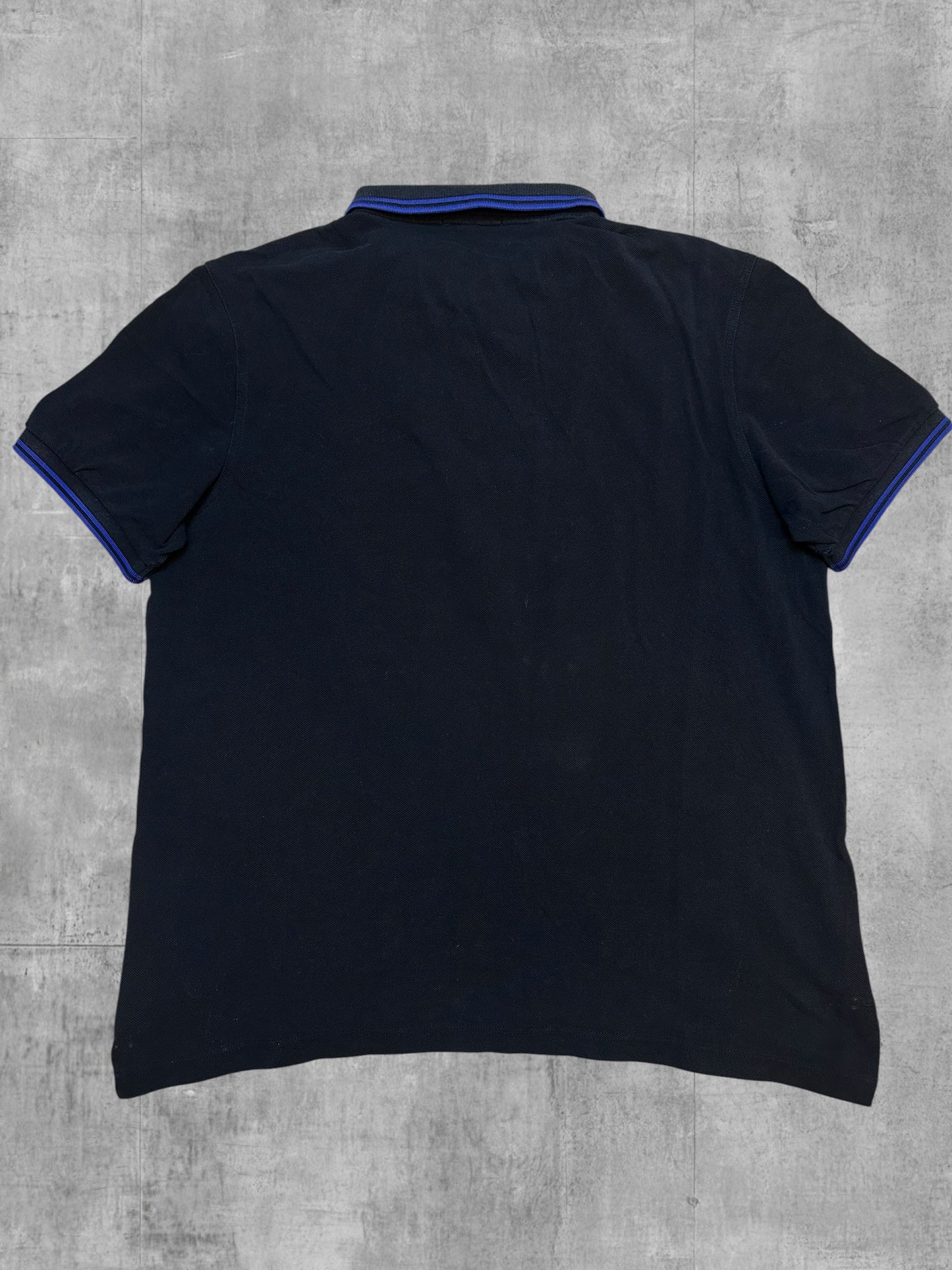 Fred Perry Polo Shirt Schwarz Blau XXL