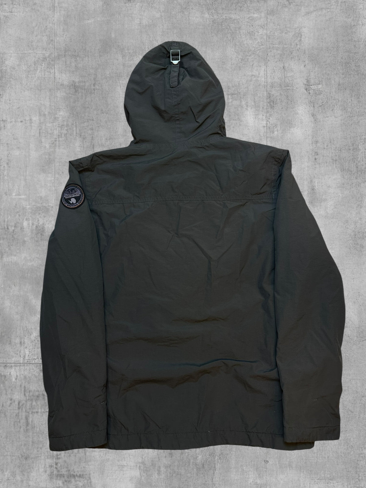 Napapijri Lined Rain Jacket Windbreaker Grey S