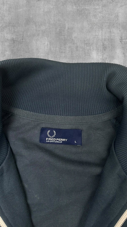 Fred Perry Trainingsjacke Dunkelgrau L
