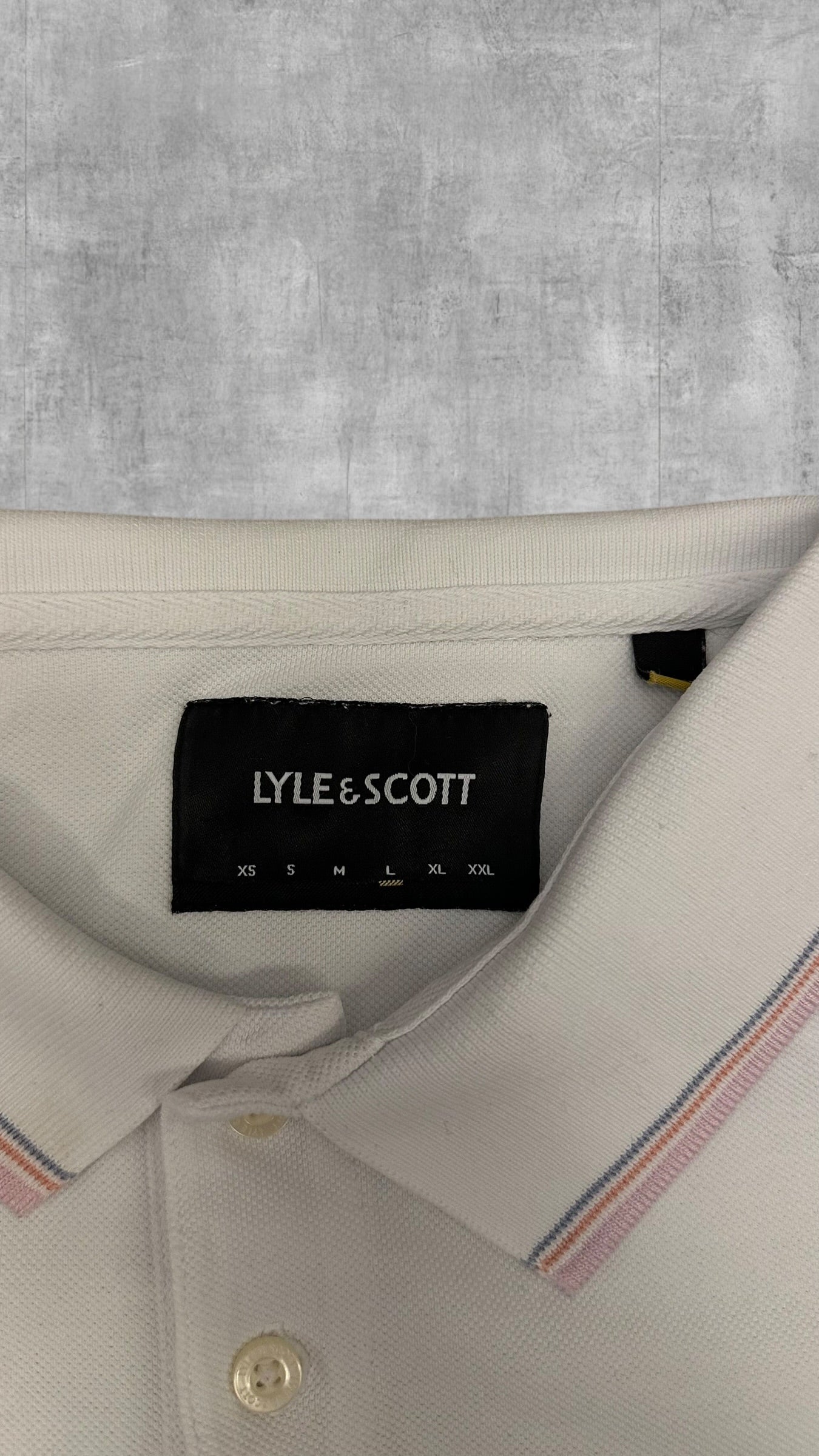 Lyle & Scott Polo Shirt Weiß L