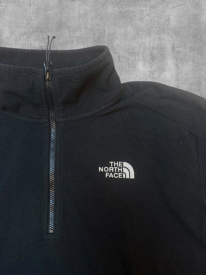 The North Face Fleece Half Zip Pullover Schwarz S